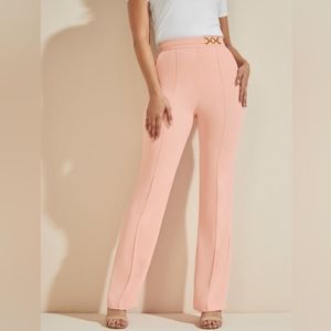 MARCIANO Maryam Pants, size 10. Color: hacienda rose.